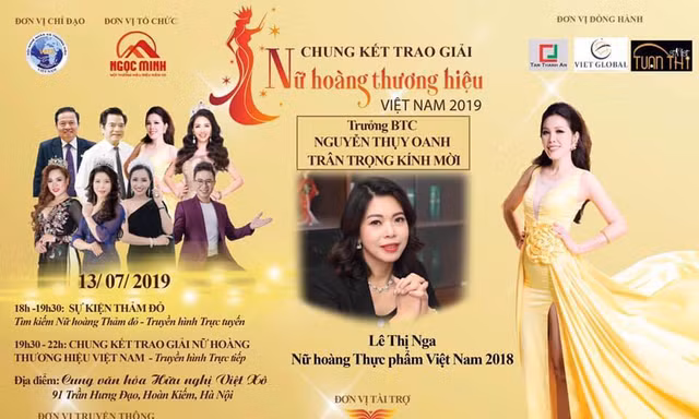 Sở VHTTDL tỉnh Vĩnh Phúc khẳng định chỉ cấp phép 2 ca khúc, không cấp phép chương trình Tôn vinh nữ hoàng thương hiệu Việt Nam 2019