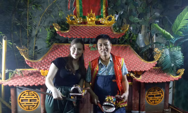 Phan Thanh Liêm lại được mời mang rối nước thu nhỏ tới Ý