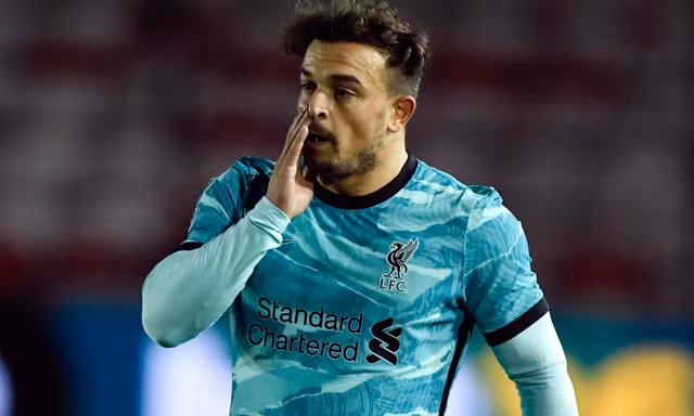 Xherdan Shaqiri đã ra sân 1 lần và ghi 1 bàn thắng cho Liverpool ở mùa giải này.