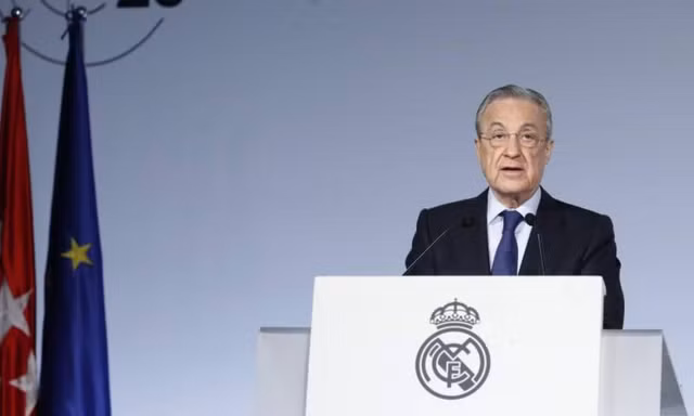 Chủ tịch Real Madrid dương tính với COVID-19