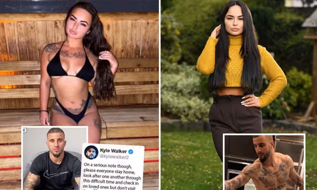 Kyle Walker vi phạm lệnh tự cách ly để thác loạn với gái gọi tại nhà. Ảnh: The Sun.