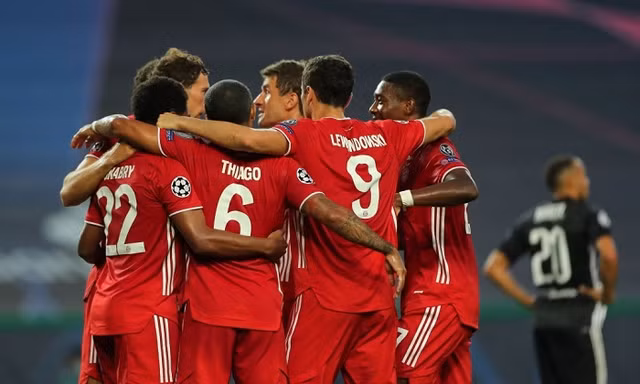 Vượt qua Lyon, Bayern Munich đã giành vé vào chơi chung kết Champions League
