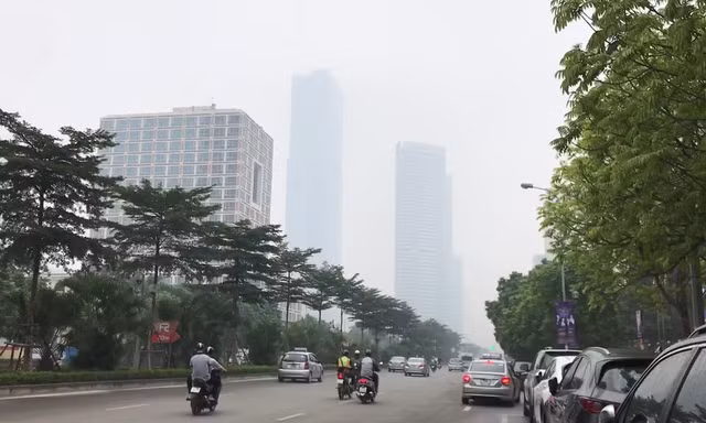 Chất lượng ô nhiễm không khí Hà Nội ở mức nguy hại