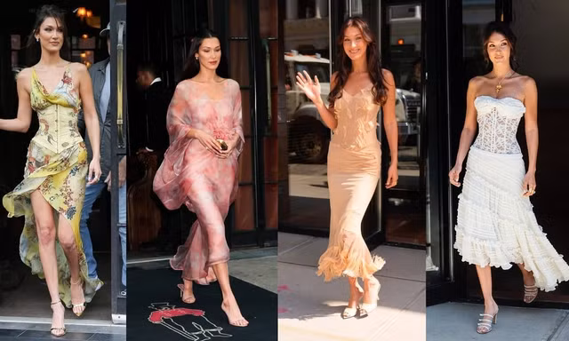 Bella Hadid giữ vững danh xưng "nữ thần vintage" với những outfit "cháy phố"