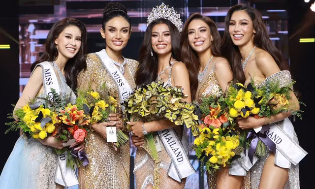 Tranh cãi Hoa hậu Hoàn vũ Thái Lan 2023 có 11 Á hậu