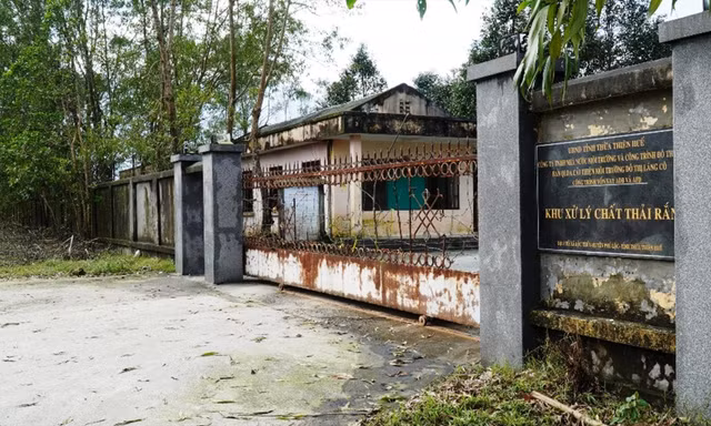 Khu xử lý chất thải rắn “triệu đô” tại Lộc Thủy (TT-Huế) “đắp chiếu” từ hơn 3 năm nay