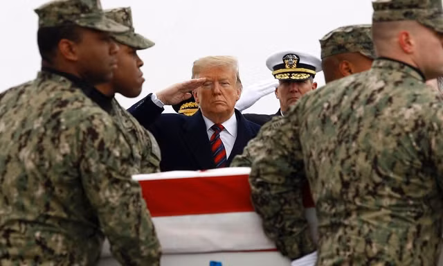 Tổng thống Donald Trump bày tỏ sự kính trọng đối với những binh sĩ Mỹ tử trận sau vụ đánh bom tại Syria