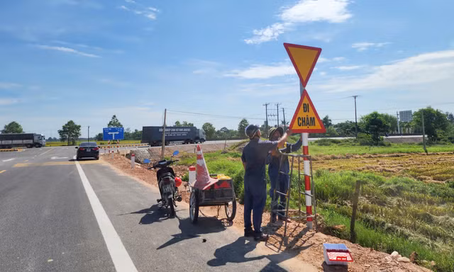 Khắc phục bất cập dọc tuyến đường dẫn lên cao tốc ở Hà Tĩnh để giảm tai nạn