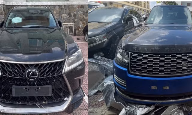 Hạ giá khởi điểm thanh lý lô xe Lexus LX 570, Range Rover ở Hà Tĩnh