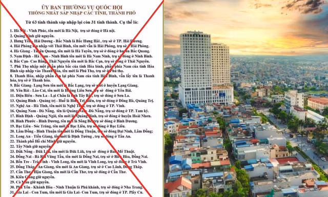 Đăng tin sai sự thật về việc sáp nhập còn 31 tỉnh, thành phố bị xử phạt thế nào?