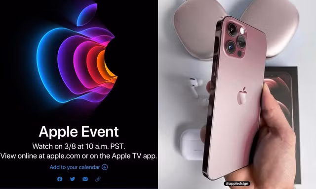 NÓNG: Apple xác nhận sự kiện ra mắt sản phẩm mới vào 8/3, iPhone 13 sẽ có màu hồng và tím?