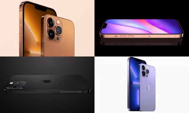 Xuất hiện hình ảnh iPhone 13 màu đồng, hồng, tím và đen trước thềm sự kiện Apple ngày 8/3