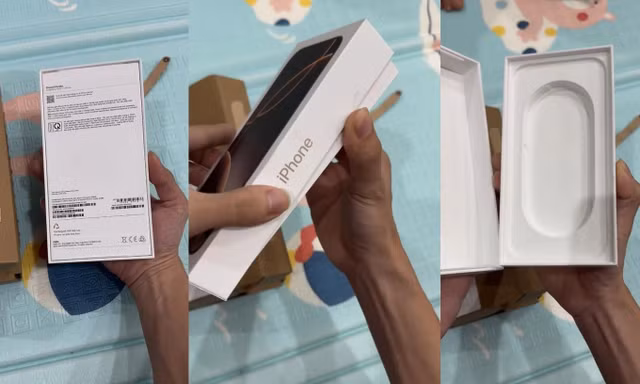Mua iPhone 16 Pro Max trên Apple Store Online, người dùng nhận về hộp rỗng