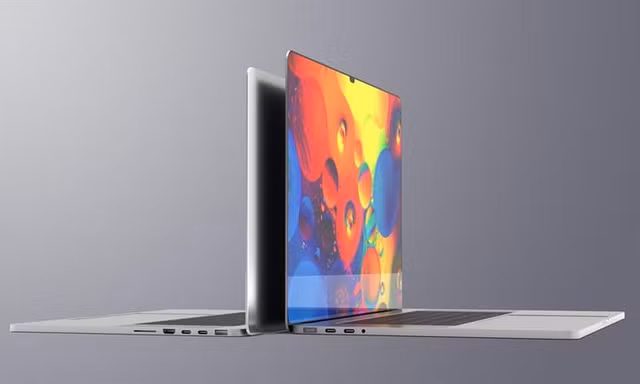 Lộ thiết kế MacBook Pro với màn hình tai thỏ, kích thước phần notch bằng với iPhone 12