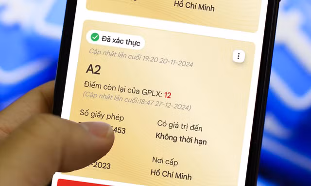 Cảnh báo hình thức lừa đảo mới: Cài đặt 12 điểm giấy phép lái xe trên dịch vụ công