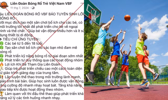 Phụ huynh ở Hà Nội bị lừa hơn 1 tỷ đồng khi đăng ký khóa học bóng rổ cho con