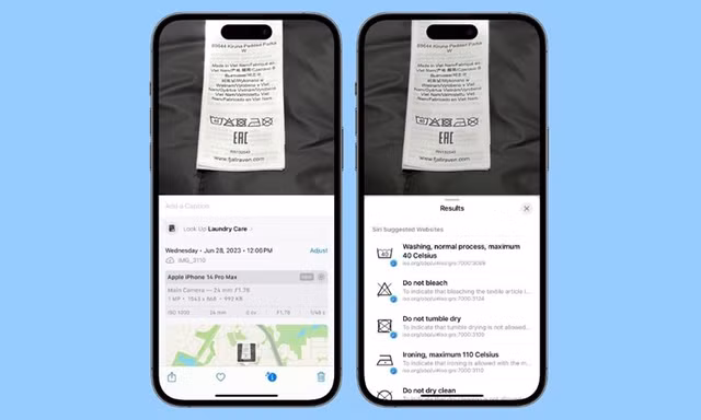 iPhone sẽ giúp bạn hiểu các ký hiệu giặt ủi phức tạp trên nhãn quần áo