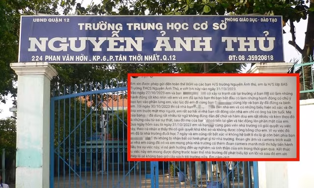 Nữ sinh lớp 8 đăng Facebook "xin không cắp sách đến trường nữa", nhà trường xử lý thế nào?