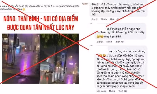 Thông tin "Bố sát hại 2 con nhỏ rồi tự vẫn" khiến mạng xã hội xôn xao, thực hư là thế nào?