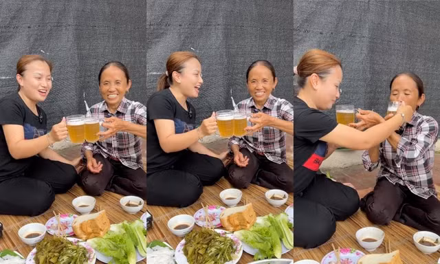 Lần đầu đến Bắc Giang, Quỳnh Trần JP được Bà Tân Vlog chiêu đãi món ăn "siêu to khổng lồ"