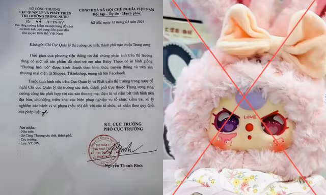 Cục Quản lý và Phát triển thị trường chỉ đạo nóng vụ Baby Three nghi in "đường lưỡi bò"