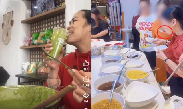 Những vụ nếm thử đồ ăn gây tranh cãi: Từ chủ quán trà sữa đến khách ăn buffet