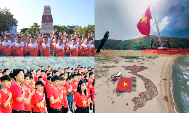 Tiền Phong Marathon 2024: Lễ Thượng cờ "Tổ quốc trong lòng Tổ quốc" đầy tự hào