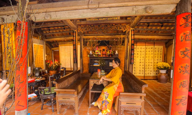 Du xuân ở Hồ Văn, trải nghiệm không gian Tết xưa