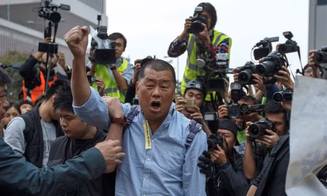 Jimmy Lai là người ủng hộ các phong trào biểu tình Hong Kong. (Ảnh: Reuters)