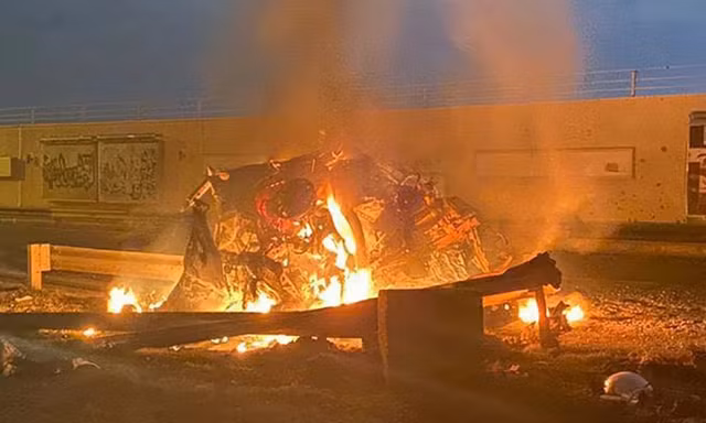 Hiện trường vụ ám sát tướng Iran Soleimani