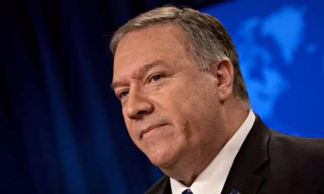 Ngoại trưởng Mỹ Mike Pompeo. (Ảnh: Bloomberg)