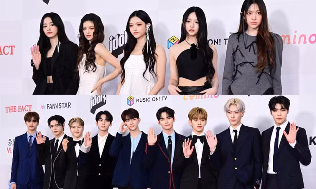 Thảm đỏ The Fact Music Awards 2023: Loạt thần tượng Gen 4 "đọ sắc" trước giờ trao giải