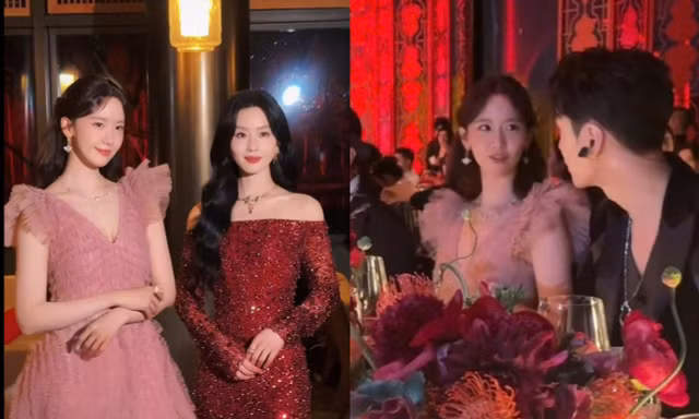 Yoona SNSD đọ sắc bên Lưu Thi Thi, bắt gặp "bà tám" cùng Lay tại sự kiện Qeelin