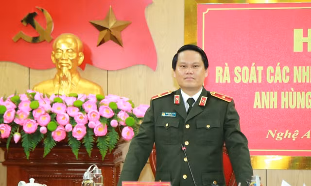 Giám đốc Công an tỉnh Nghệ An được thăng cấp hàm Thiếu tướng, nhận trọng trách mới 