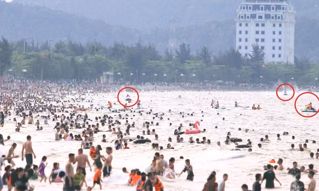 Dừng hoạt động mô tô nước ở biển Cửa Lò