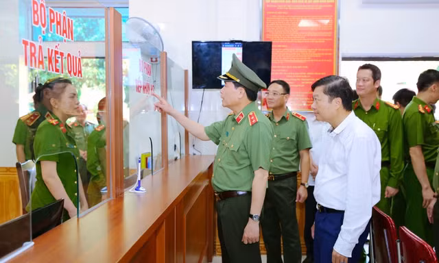 Công an Nghệ An dẫn đầu toàn lực lượng về cải cách hành chính