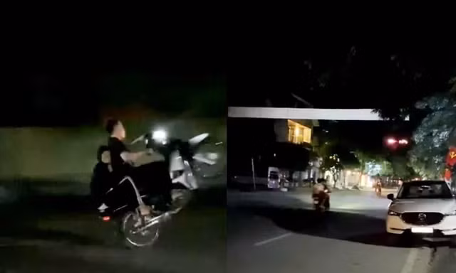 Triệu tập nhóm quái xế mang hung khí, bốc đầu, nẹt pô náo loạn quốc lộ
