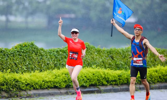 4.000 vận động viên tham gia giải chạy marathon 'Về miền Ví Giặm'