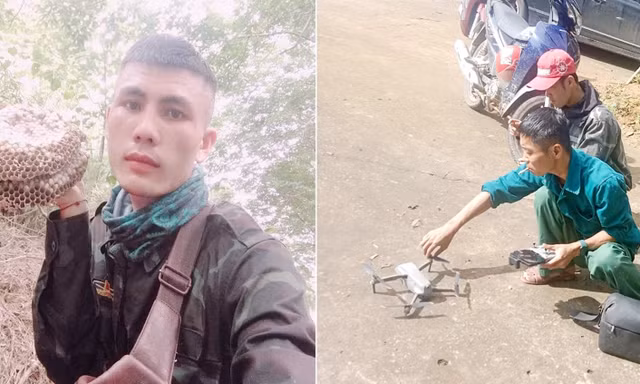 Hơn 300 người dùng flycam tìm kiếm thanh niên mất tích khi đi bắt ong