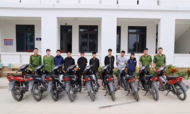 Nhóm thanh niên nghiện game, trộm cắp xe hàng chục xe máy