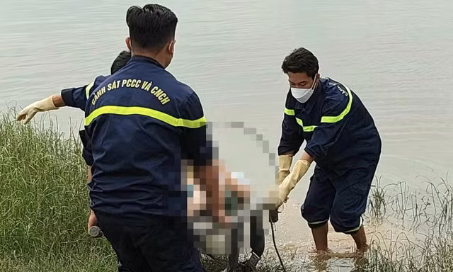 Xuyên đêm tìm kiếm nam sinh 14 tuổi mất tích khi tắm sông