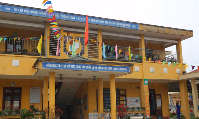 Trường mầm non nơi bé B.Y đang học