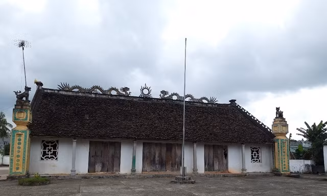 Đình làng Phúc Điền xuống cấp nhiều năm