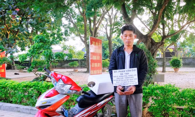 Đối tượng vận chuyển 1.000 kíp nổ trái phép bị bắt giữ