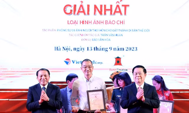 Trao giải cho 94 tác phẩm báo chí về ngành văn hóa, thể thao, du lịch