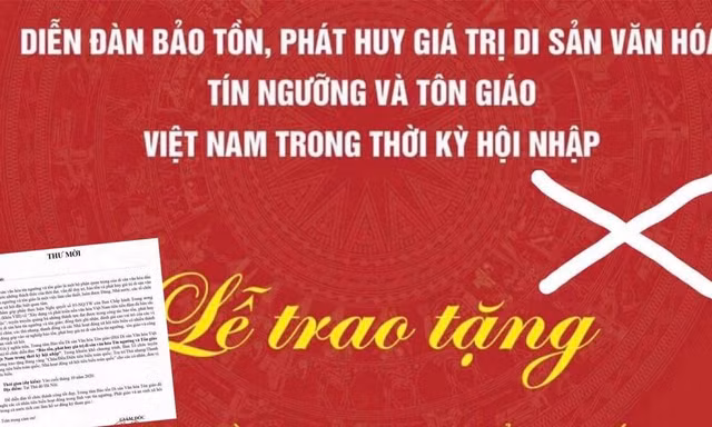 Hội Di sản Văn hóa Việt Nam yêu cầu dừng tổ chức diễn đàn có dấu hiệu trục lợi
