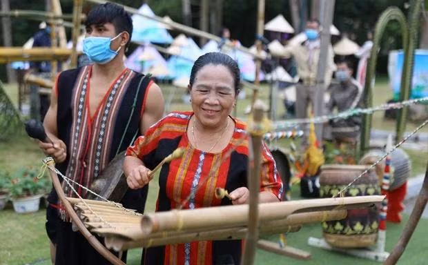 Nhiều hoạt động văn hóa đặc sắc trong tháng 12 tại Làng Văn hóa-Du lịch các dân tộc Việt Nam. Ảnh: Langvietonline