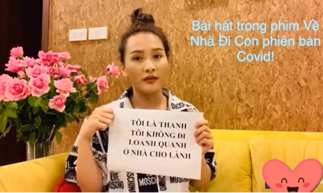 Bảo Thanh hát ca khúc phim "Về nhà đi con" phiên bản chống COVID-19