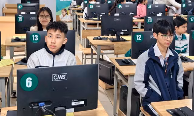 Hơn 80% thí sinh tài năng tin học ở Hà Nội đạt chuẩn đánh giá học sinh đồng cấp ở Mỹ