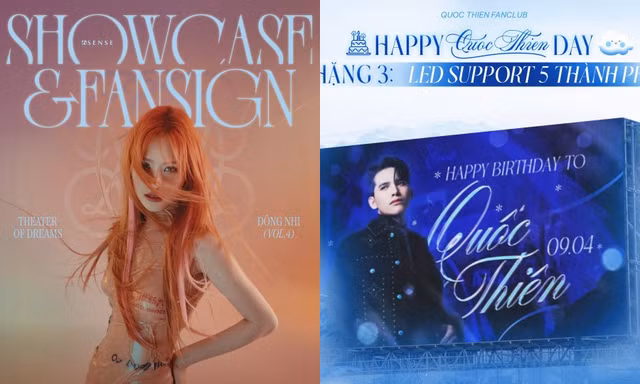 Đông Nhi tổ chức showcase và fansign, FC Quốc Thiên mừng sinh nhật "dì Lệ"